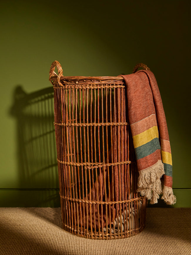 Benjamin Nauleau - Handwoven Willow Laundry Basket -  - ABASK