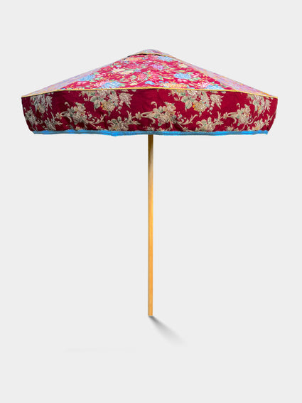 Sunbeam Jackie - Burning Love Vintage-Cotton Parasol - Red - ABASK - [thumbnail]