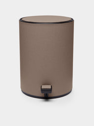 Giobagnara - Jazz Leather Pedal Bin - Taupe - ABASK - 