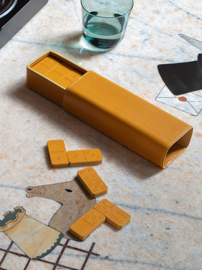 Rabitti 1969 - Leather Dominoes Set -  - ABASK